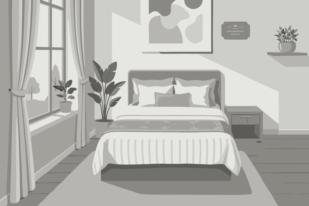 Deluxe Doppel-/Zweibettzimmer mit Gartenblick